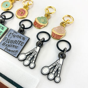 Bakery Delights Enamel Stitch Markers for Knitters
