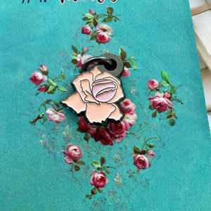 Vintage Rose Stitch Marker / Progress Keeper