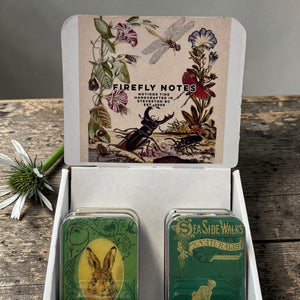 Large tin variety pack with cardboard display