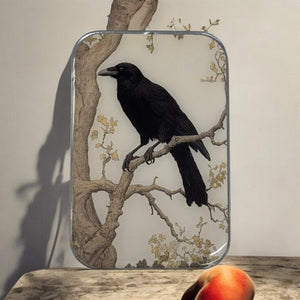 Black Crow Notions Tin – Handcrafted with Glossy Resin Finish