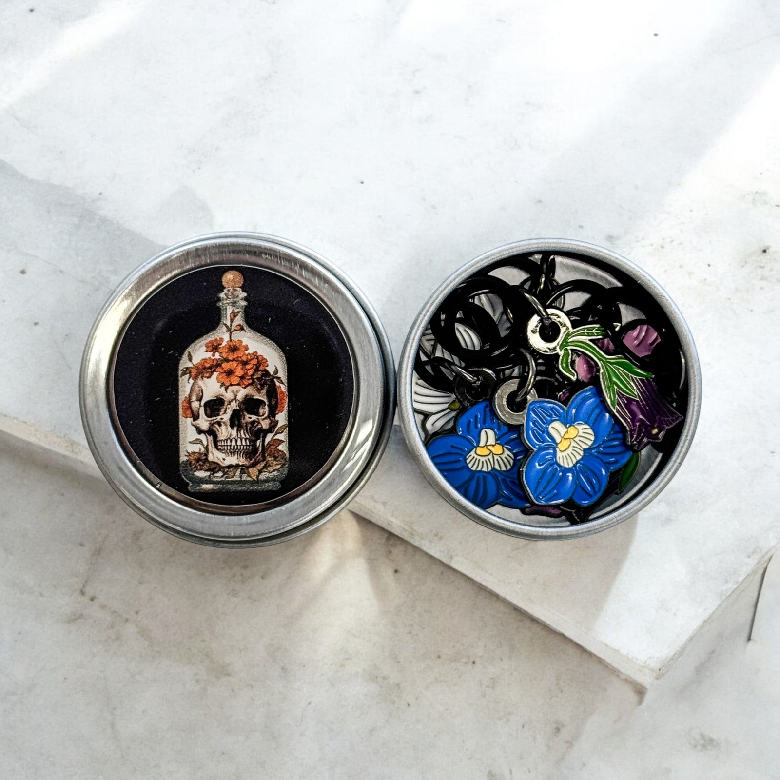 The Poison Garden stitch marker set for knitters