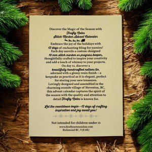 *PRE SALE!* 2025 Stitch Marker Advent Calendar – Nature Meets Nostalgia (12-Day Set) | Wholesale