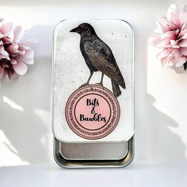 Bits & Baubles Crow Notions Tin - Firefly Notes