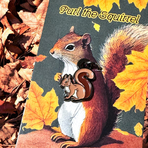 Purl the Squirrel – Limited Edition Stitch Marker