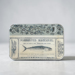 Tinned fish notions tin