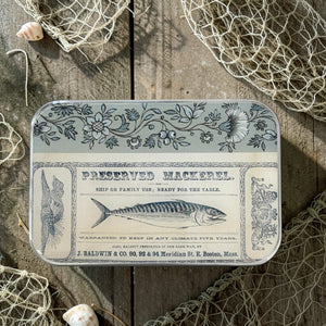 Tinned fish notions tin