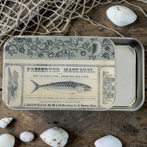 Tinned fish notions tin