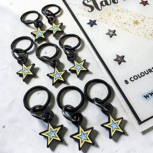Star Pack Enamel Stitch Markers