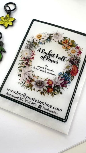 Pocket Full of Posies Stitch Marker Pack