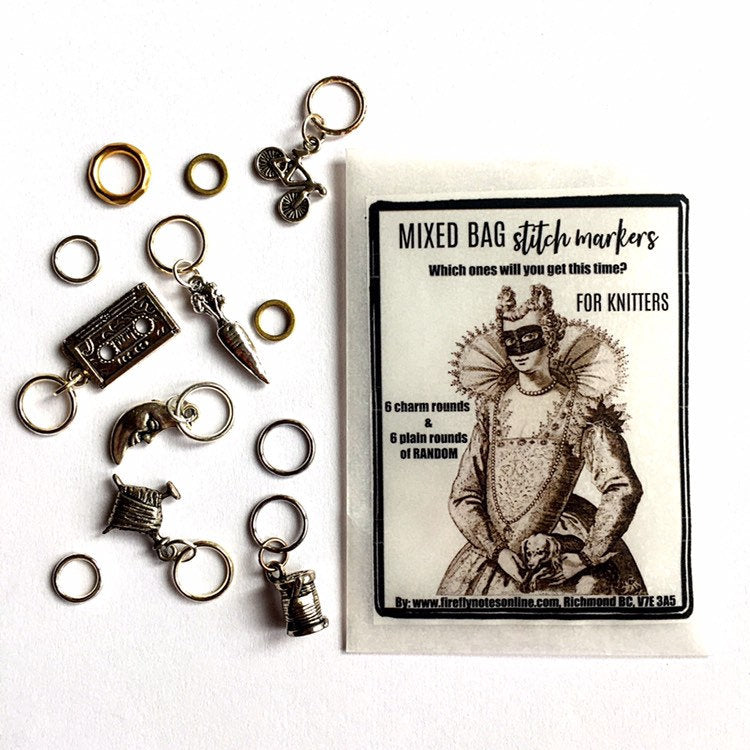 Mixed Bag stitch marker pack