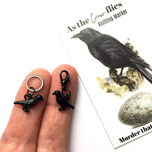Crow Stitch Marker or progress keeper