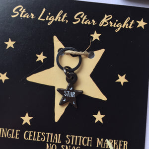 Star stitch marker- single