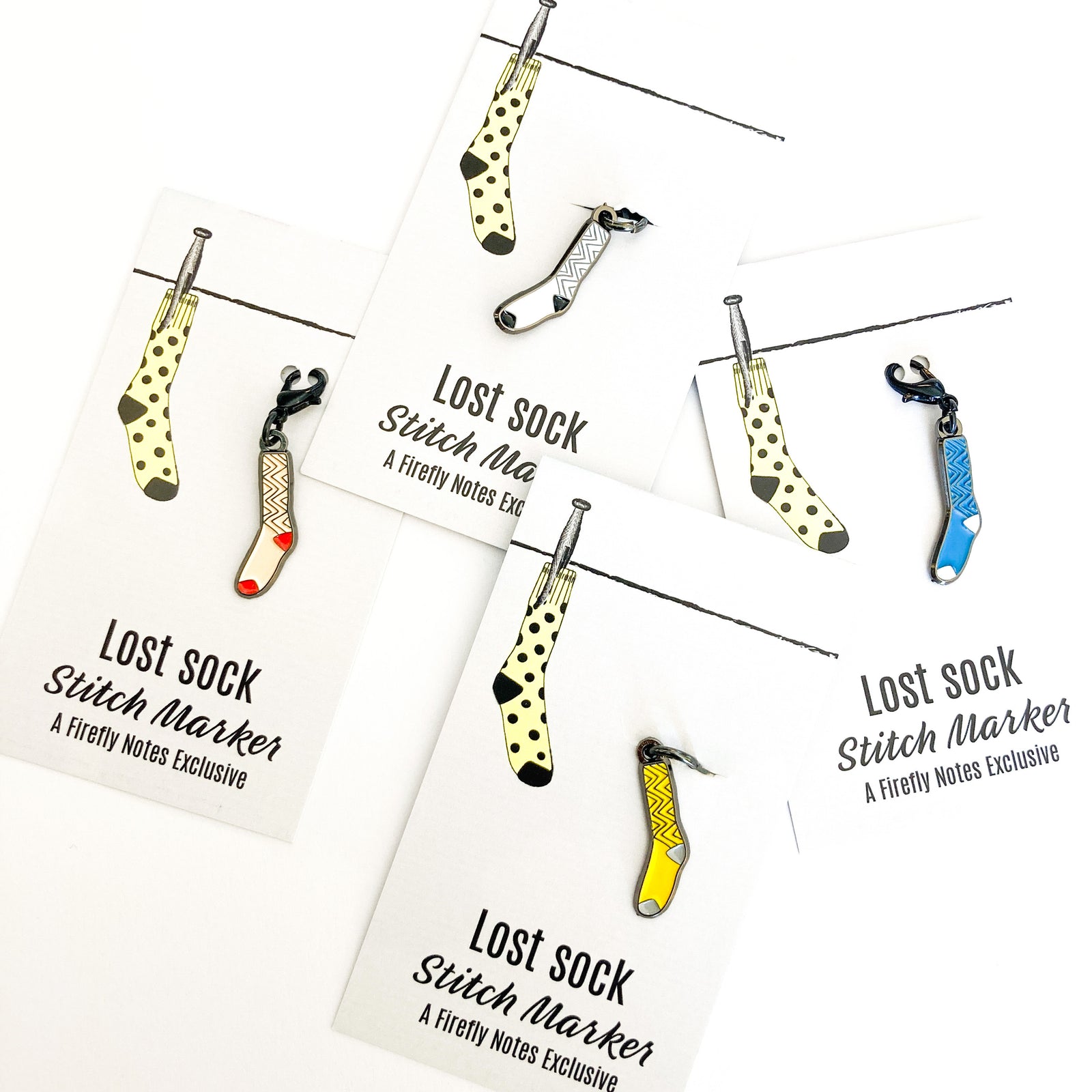 Lost sock single stitch marker/ progress keeper