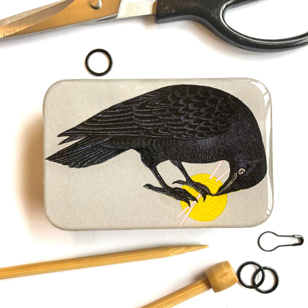 Yarn crow notions tin - Firefly Notes