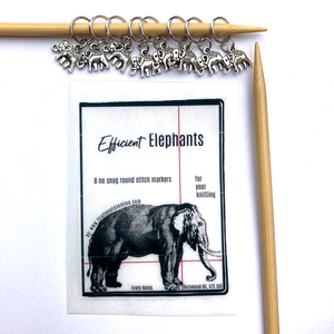 Elephant stitch marker packs